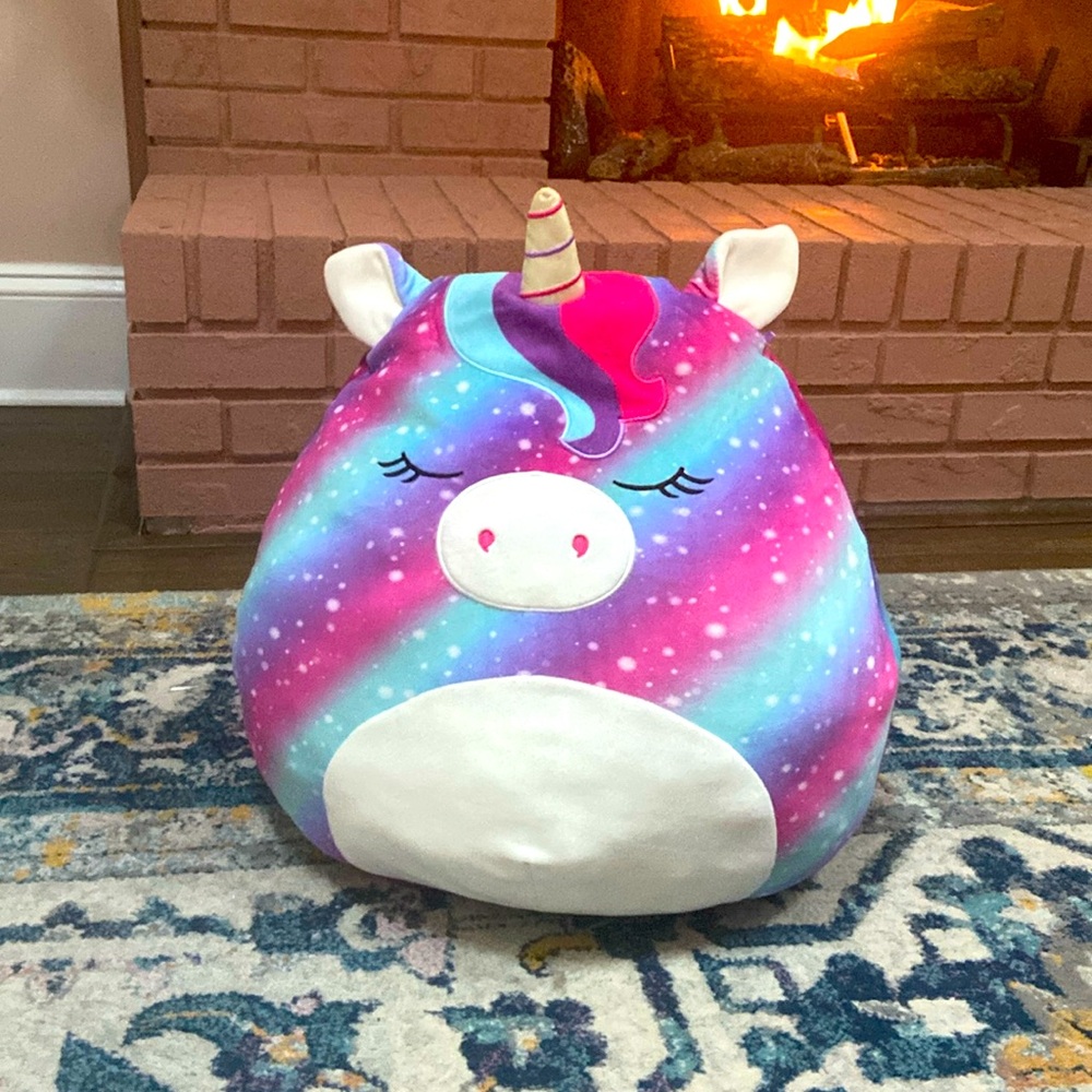 17” Squishmallows Rainbow Unicorn Plush
